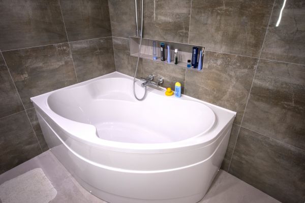 Large Bathtub Installation in Chardon